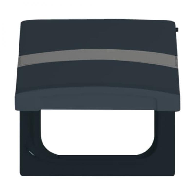 Busch-Jaeger 2118 GKN-35 Zwischenring mit Klappdeckel mit Beschriftungsfeld