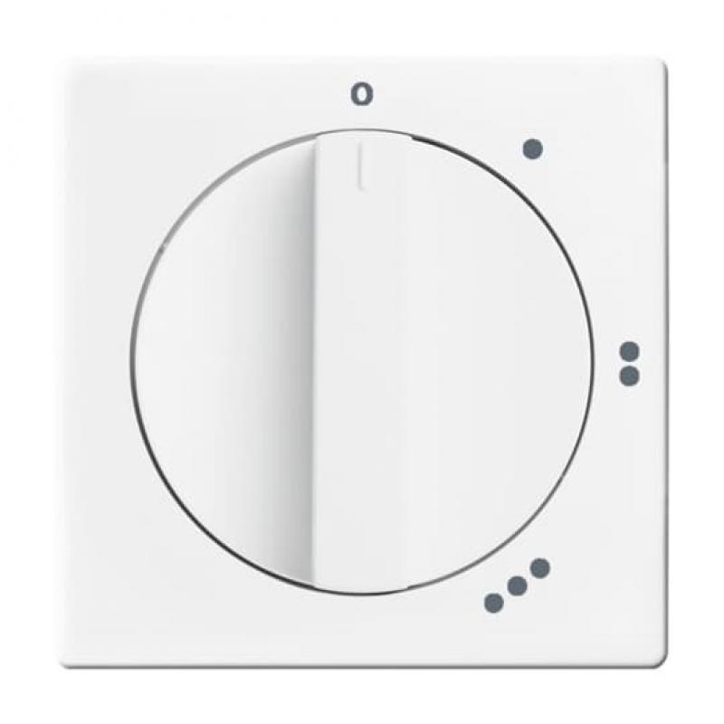 Busch-Jaeger 2542 DR/01-84 Zentralscheibe mit Drehgriff mit Aufdruck