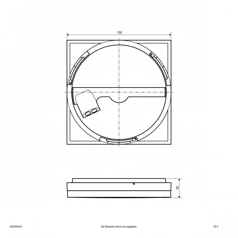 EVN LED Anbaupanel mit einstellbarer Farbtemperatur AD35304425