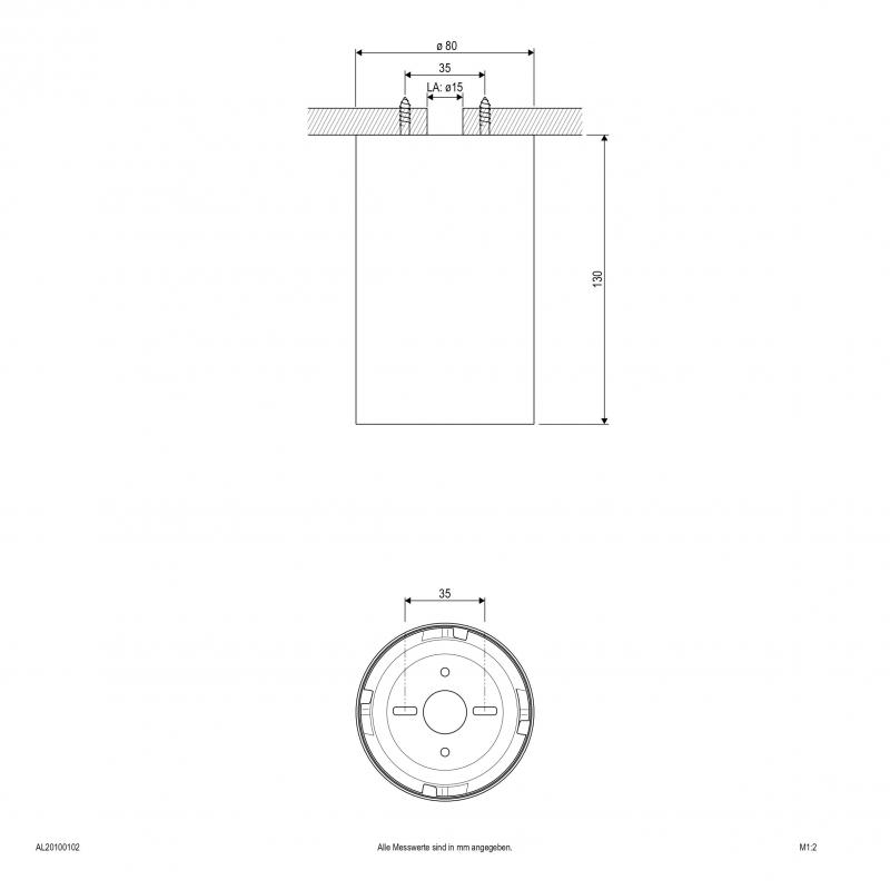 EVN LED Deckenanbauleuchte, IP20 AL20100102