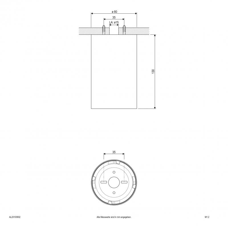 EVN LED Deckenanbauleuchte, IP20 AL20100902