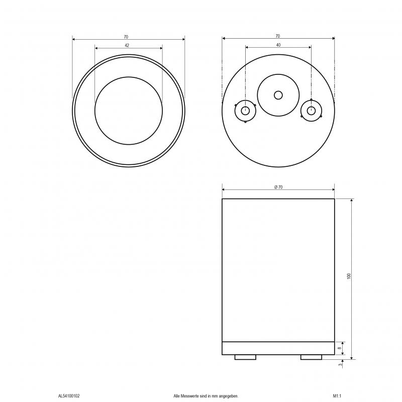 EVN LED Deckenanbauleuchte, IP54 AL54100102