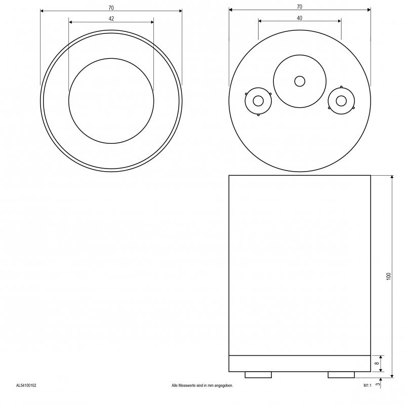 EVN LED Deckenanbauleuchte, IP54 AL54101502