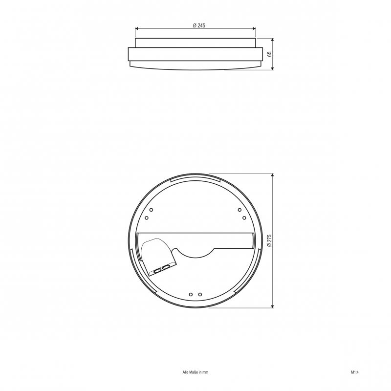 EVN LED Anbaupanel mit einstellbarer Farbtemperatur AP27250125