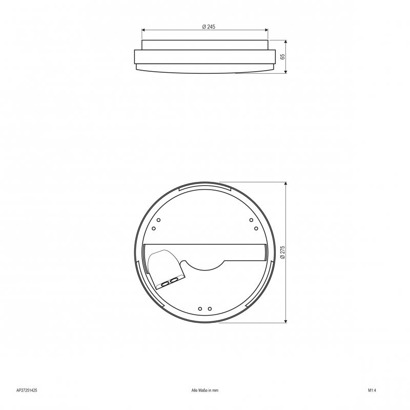 EVN LED Anbaupanel mit einstellbarer Farbtemperatur AP27251425