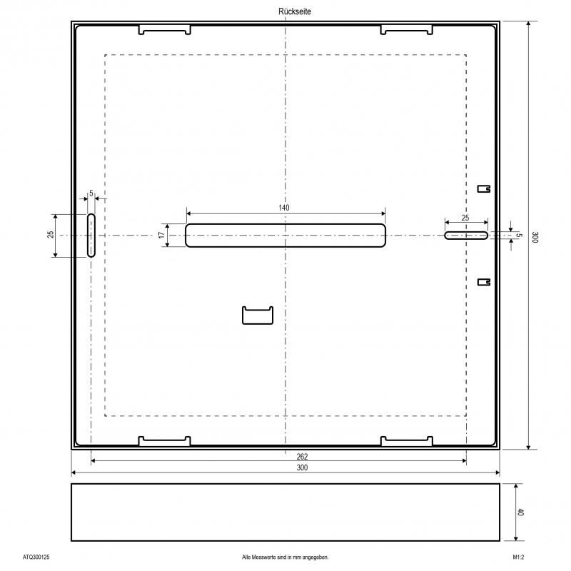EVN LED Anbaupanel, dimmbar ATQ300125