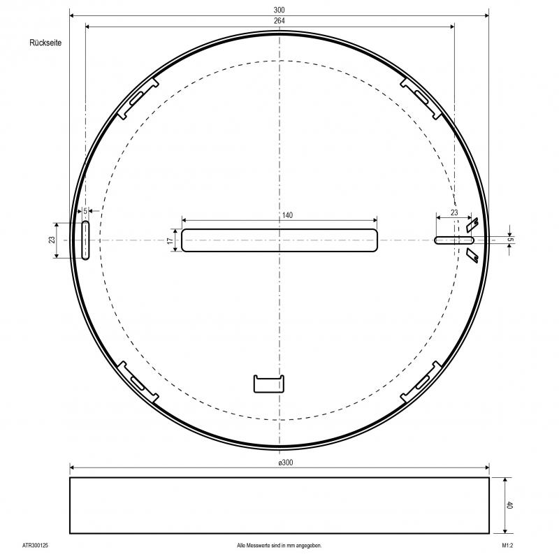 EVN LED Anbaupanel, dimmbar ATR300125