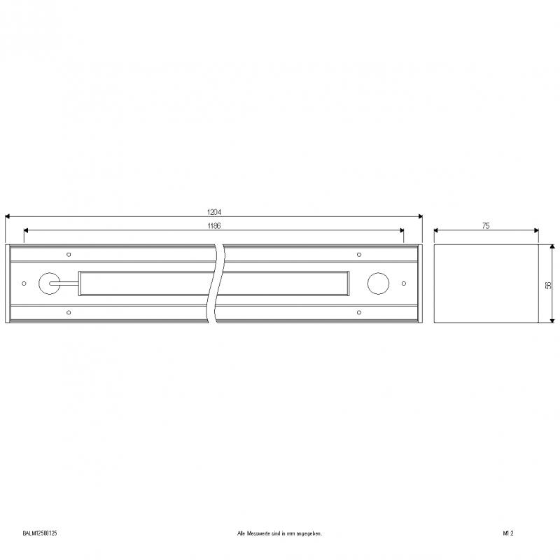 EVN LED Anbauleuchte direkt/indirekt, IP20 BALM12500125
