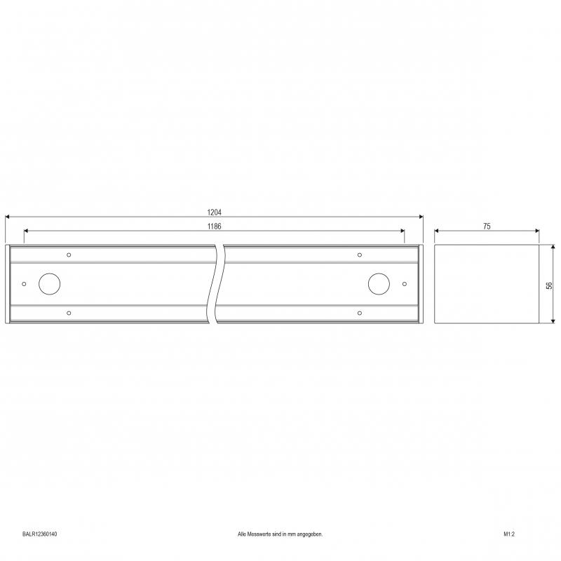 EVN LED Anbauleuchte, IP20 BALR12360140