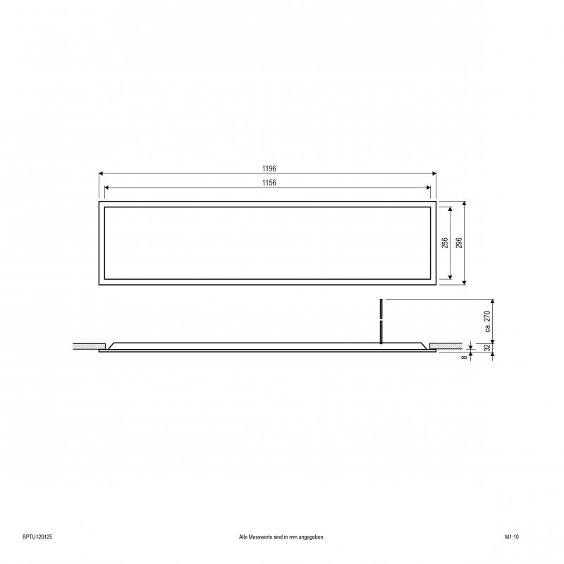 EVN LED Einbaupanel für Rasterdecken BPTU120125