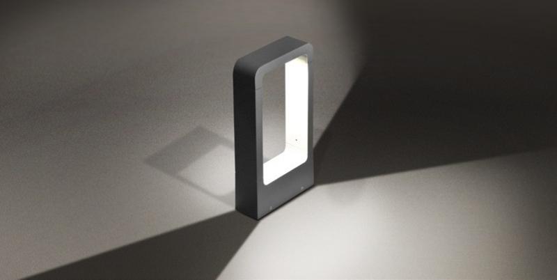 EVN LED Pollerleuchte Aluminium Druckguss IP54 Anthrazit 300 mm 3000K 497 lm