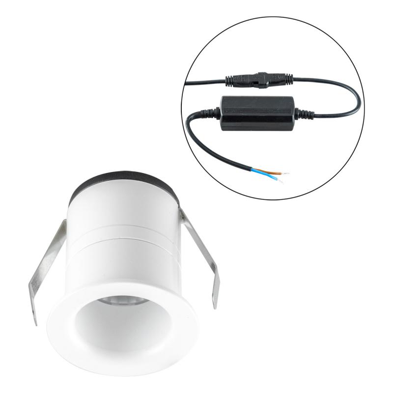EVN LED Downlight mit Netzteil, dimmbar, IP44 C44050102