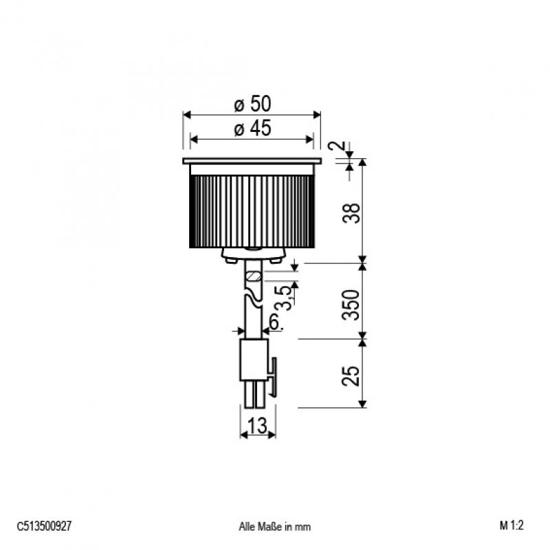 EVN COB LED-Einsatz mit AMP-Stecker C513500927
