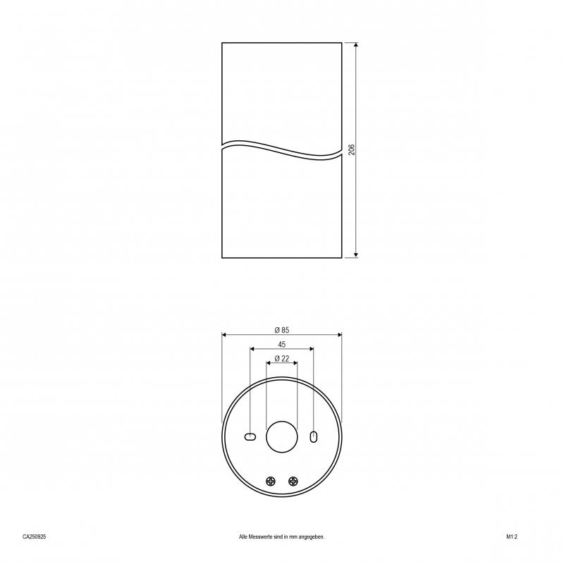 EVN LED Deckenanbauleuchte, IP20 CA250925