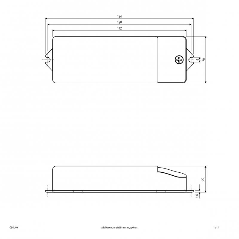 EVN Eletronischer Halogen-Trafo, 12V/AC CLOU60
