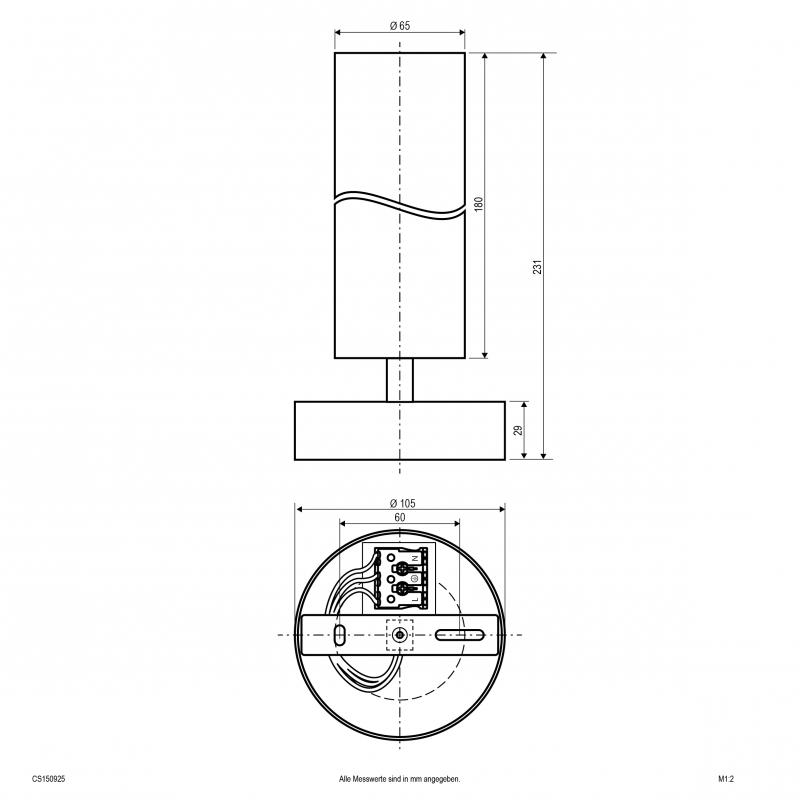 EVN LED Deckenanbauleuchte, IP20 CS150925