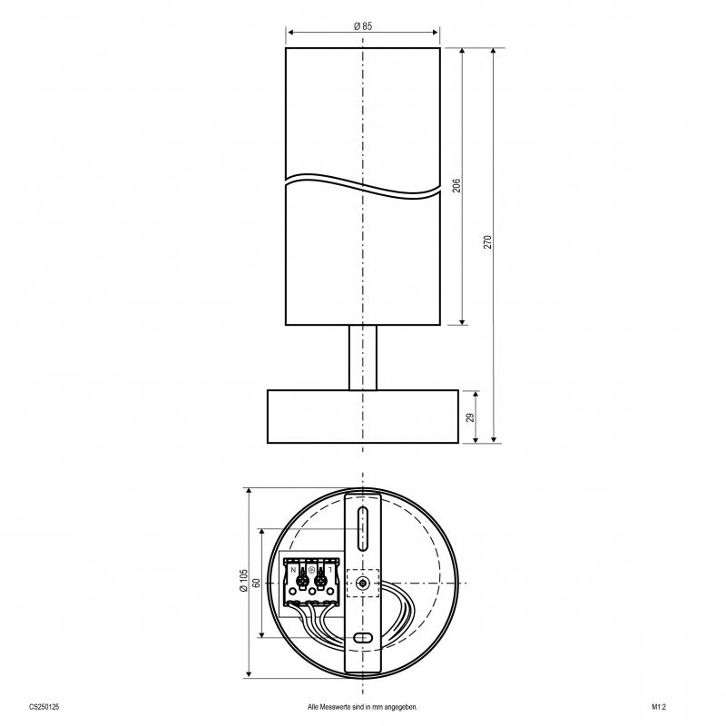 EVN LED Deckenanbauleuchte, IP20 CS250125