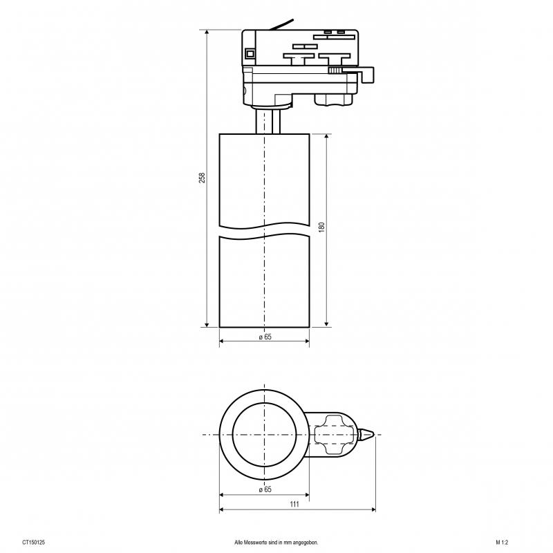 EVN LED Schienenstrahler, IP20 CT150125
