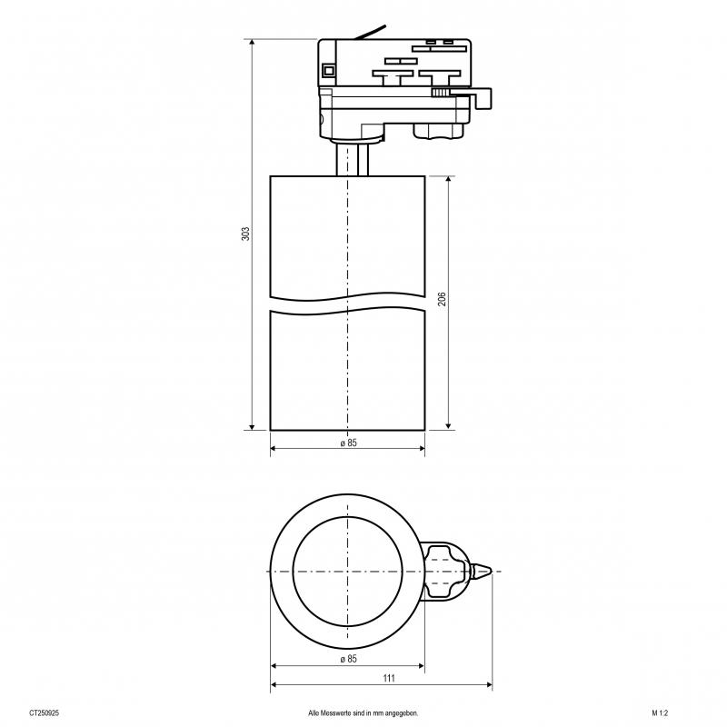 EVN LED Schienenstrahler, IP20 CT250925
