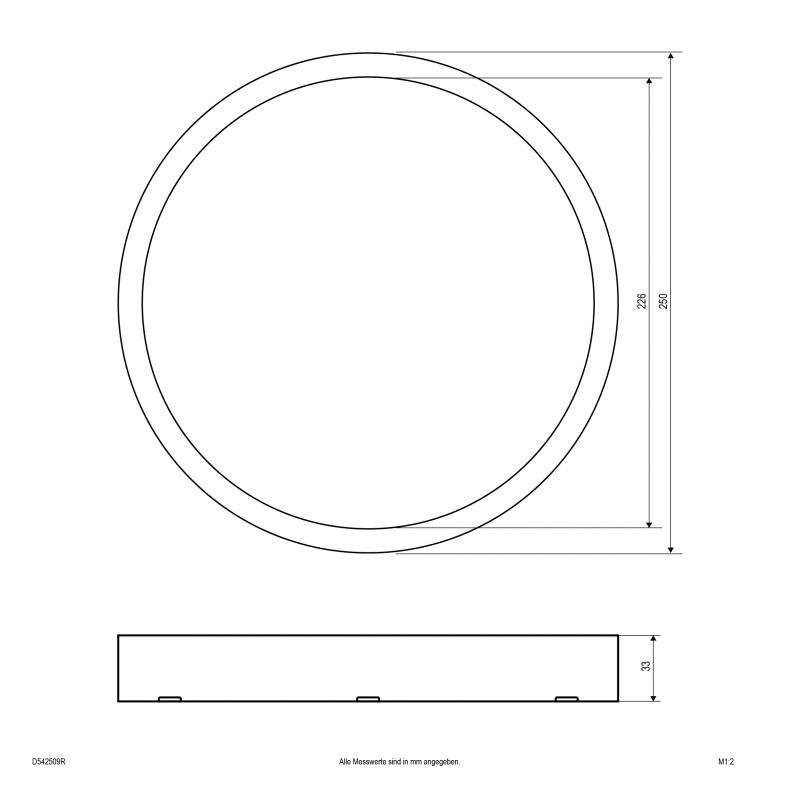 EVN Gehäusering für Anbauleuchte D542509R