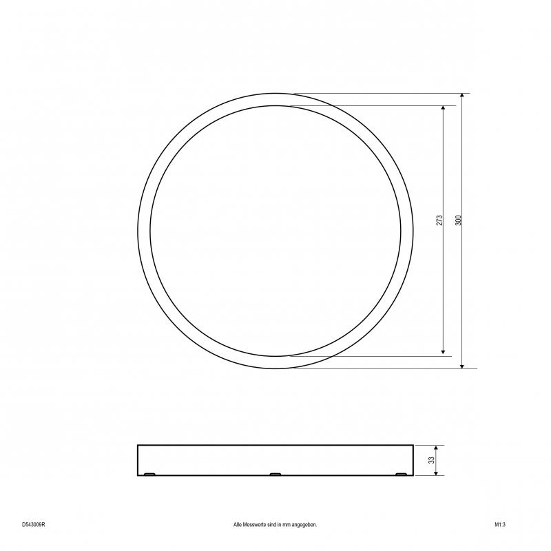 EVN Gehäusering für Anbauleuchte D543009R