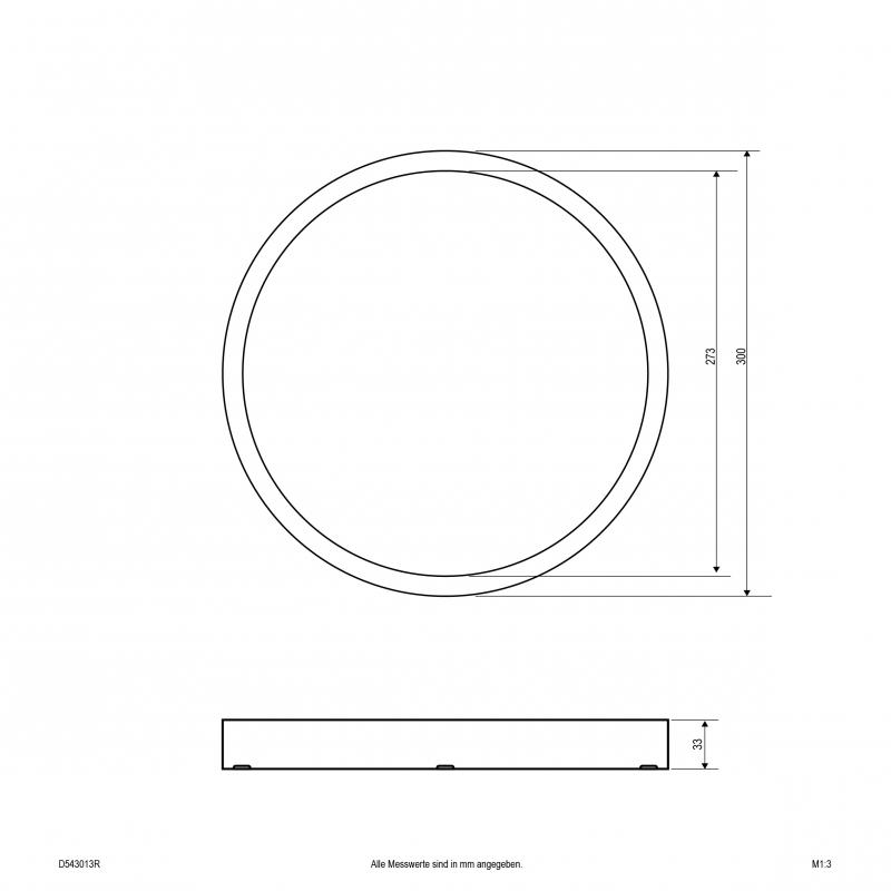 EVN Gehäusering für Anabauleuchte D543013R