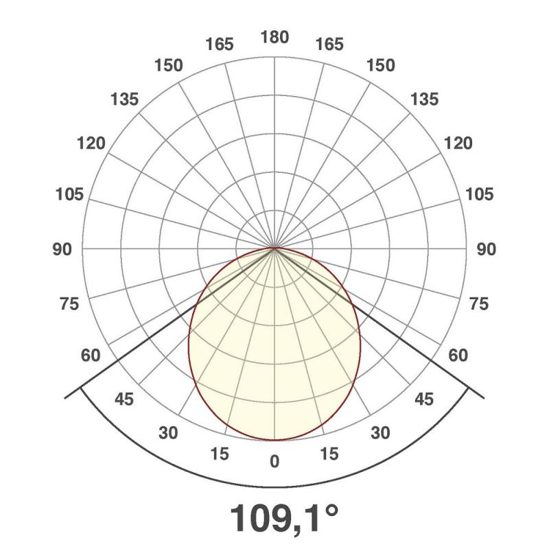 EVN LED LED-Deckenleuchte rund anthrazit IP54 14W 3000K 1210lm