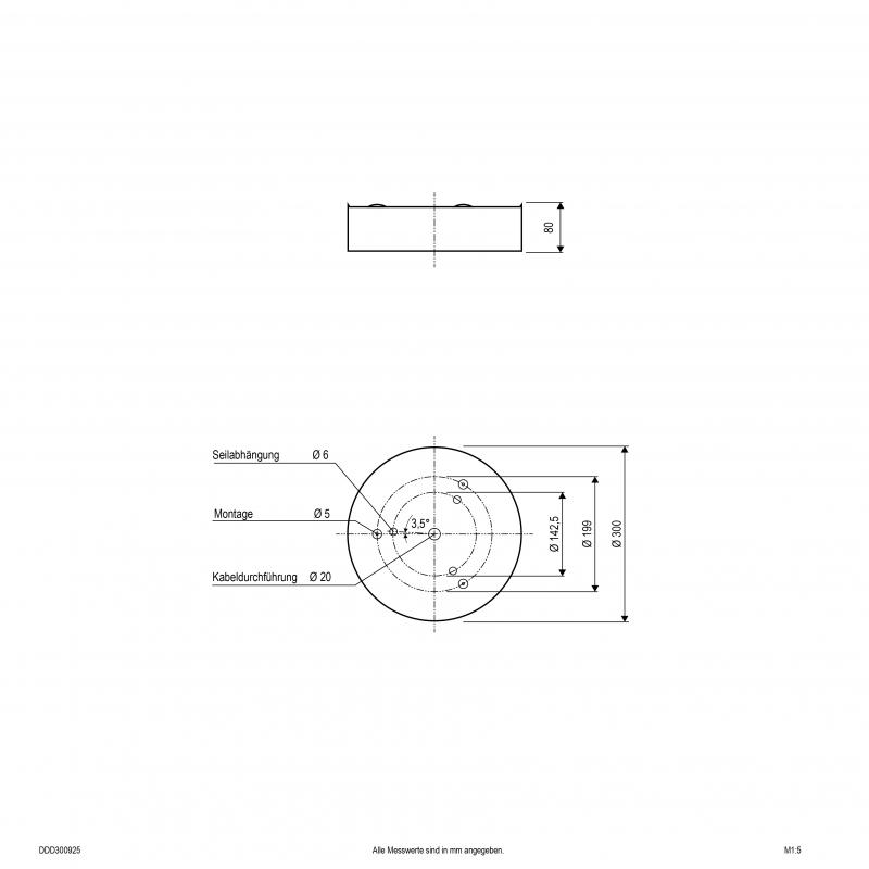 EVN LED Anbauleuchte mit einstellbarer Farbtemperatur DDD300925
