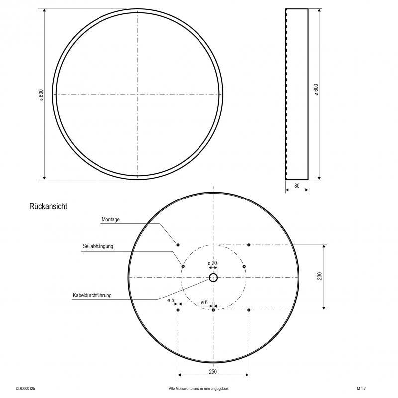 EVN LED Anbauleuchte mit einstellbarer Farbtemperatur DDD600125