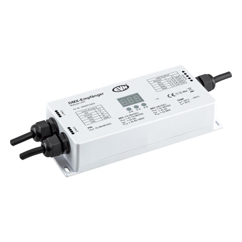 EVN DMX-Controller für 12-48V/DC DMX67C4X5A