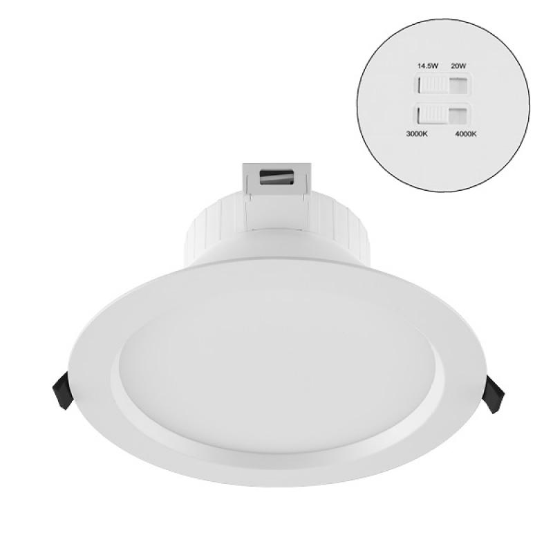 EVN LED Deckenleuchte mit Switch f. Lichtfarbe u. Watt DSM54200125