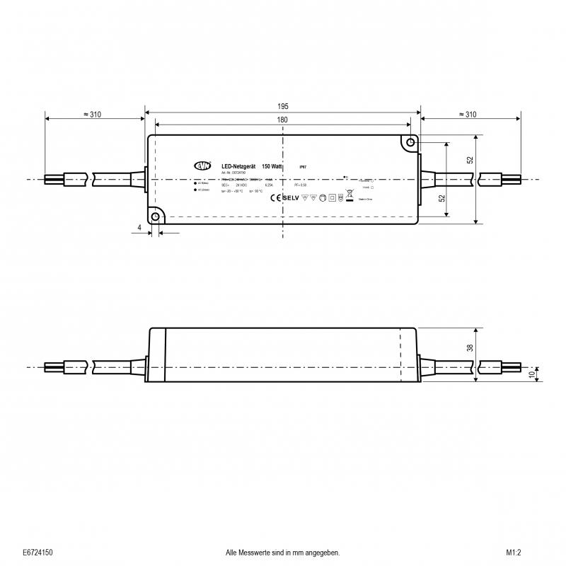 EVN 24V/DC LED-Netzgerät E6724150