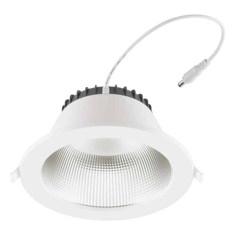 EVN ED54280125 LED Deckeneinbauleuchte DALI-2 dimmbar 28W 3000K-5700K 3556lm weiß IP54 Notlicht Einbaudurchmesser 200 mm