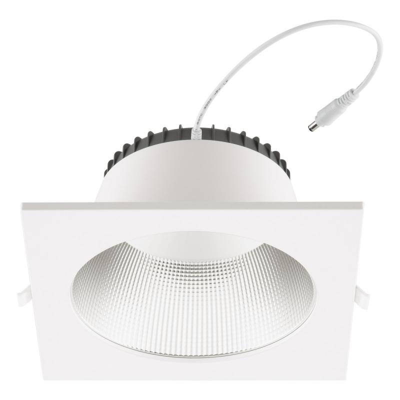 EVN ED54354125 LED Deckeneinbauleuchte DALI-2 dimmbar 35W 3000K-5700K 4445lm weiß IP54 Notlicht Einbaudurchmesser 195 mm