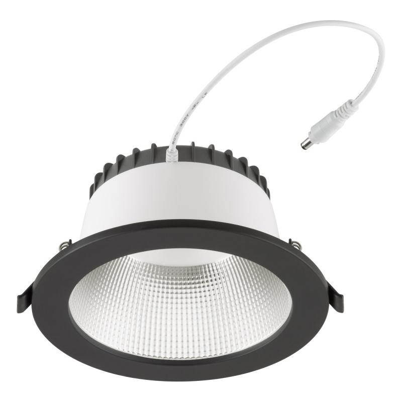EVN ES54200925 LED Deckeneinbauleuchte rund 20W 3000K/4000K/5700K weiß Notlicht IP54 Einbaudurchmesser 145 mm