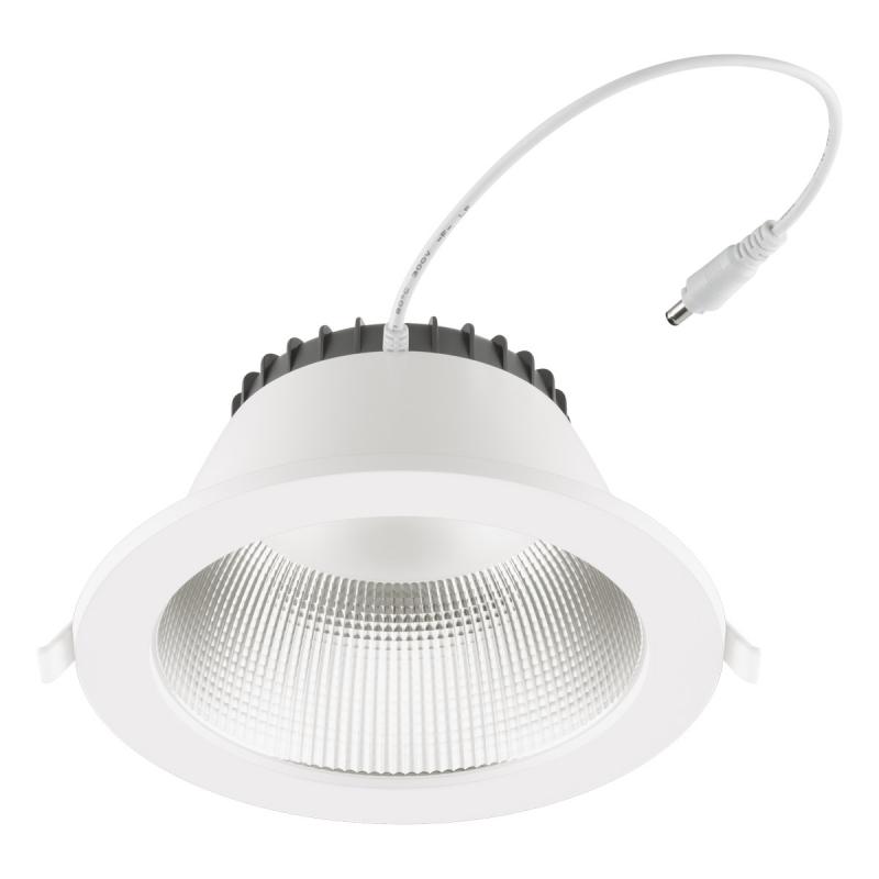 EVN ES54280125 LED Deckeneinbauleuchte rund 28W 3000K/4000K/5700K weiß Notlicht IP54 Einbaudurchmesser 165 mm