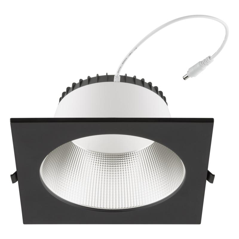 EVN ES54500925 LED Deckeneinbauleuchte rund 40W 3000K/4000K/5700K einstellbar IP54 weiß Notlicht dimmbar Einbaudurchmesser 240 mm