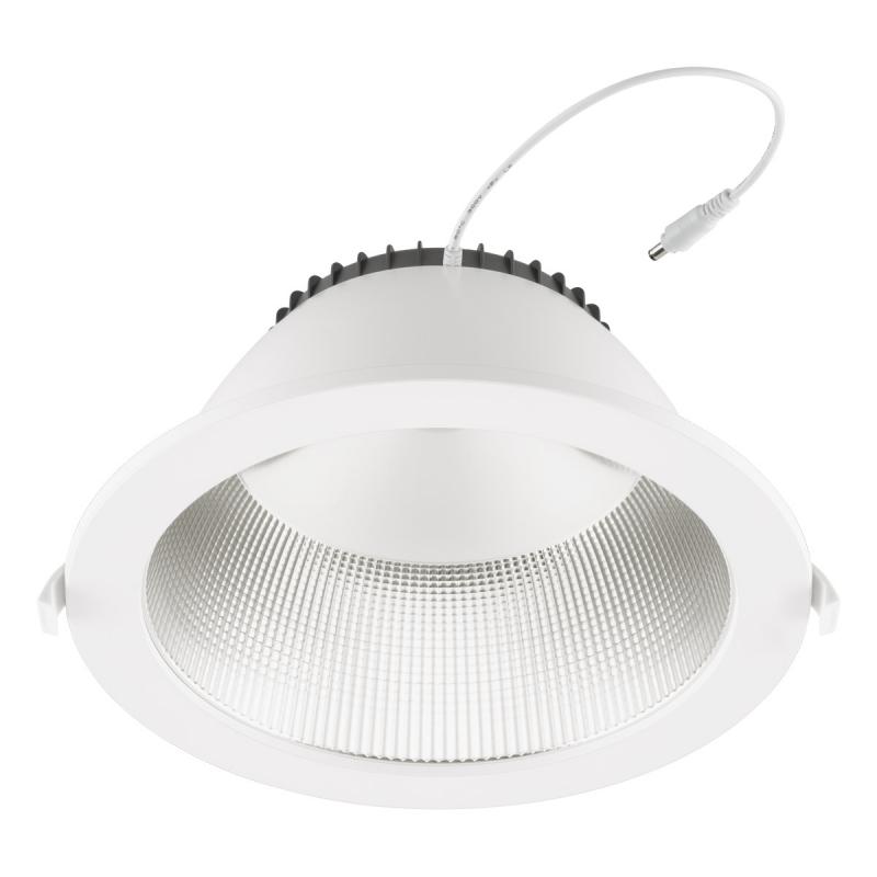 EVN ET54500125 LED-Deckeneinbauleuchte 50W 3000K-5700K 6250lm dimmbar Notlicht weiß rund Einbaudurchmesser 240mm