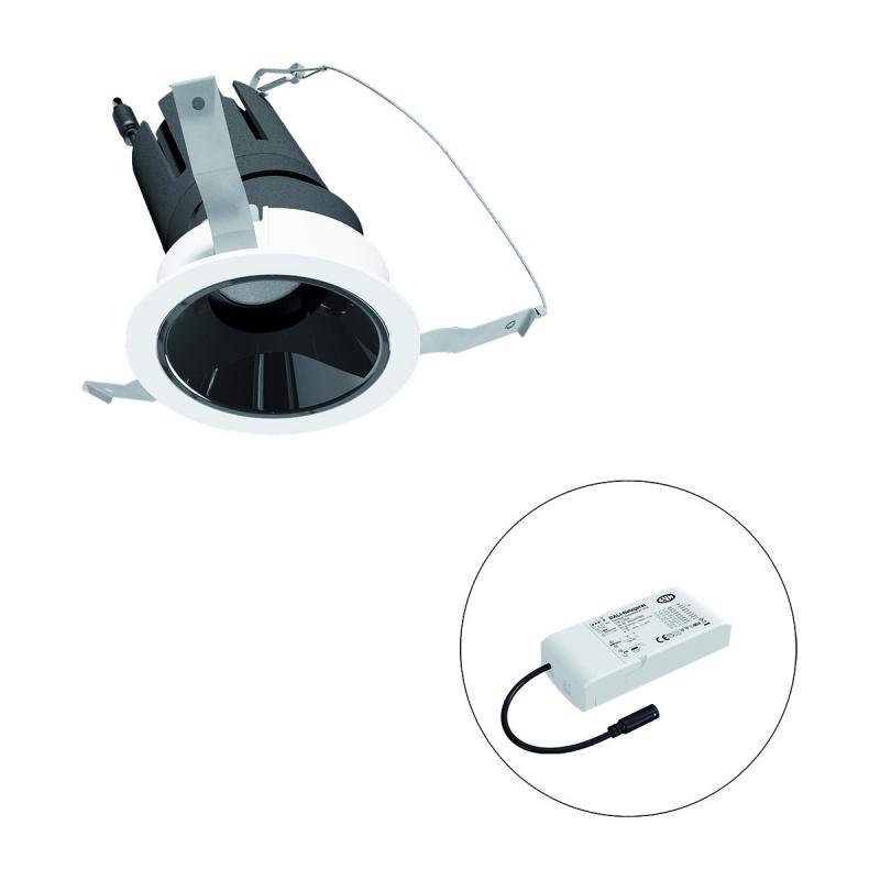 EVN F01R09AM1327L15D COB-LED Deckeneinbauleuchte 13W 2700K CRI92 DALI-2 dimmbar 15° schwenkbar Einbaudurchmesser 73 mm