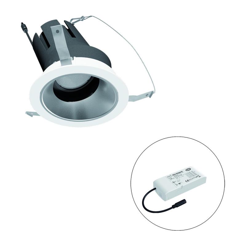 EVN F01R14AM1830L15D COB-LED Deckeneinbauleuchte 18W 3000K 2100lm 15° DALI dimmbar Einbaudurchmesser 100mm