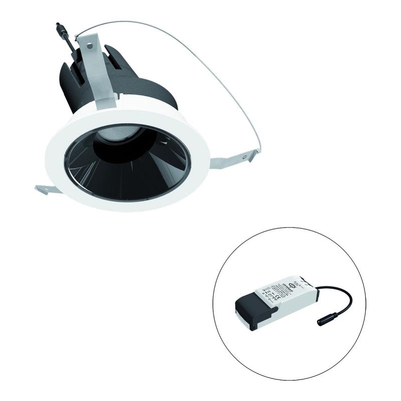 EVN F02R09AM1340L15P COB-LED Deckeneinbauleuchte 13W 4000K 1593lm 15° dimmbar Einbaudurchmesser 90 mm