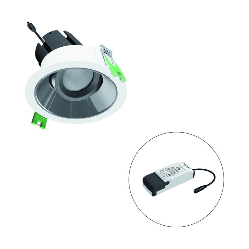 EVN F05R11SM1327L55P COB-LED Deckeneinbauleuchte 13 W 2700 K 1593 lm dimmbar schwenkbar Weiß IP20 Einbaudurchmesser 92 mm
