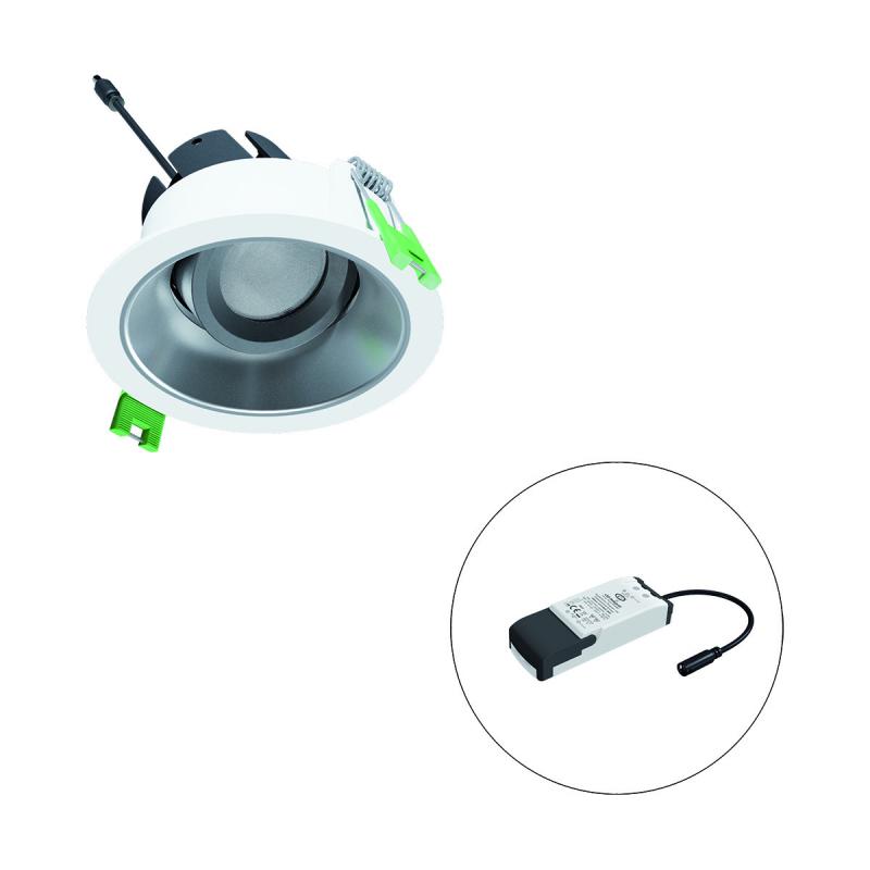 EVN F05R14SM0627L24P COB-LED Deckeneinbauleuchte 6 W 2700 K 519 lm weiß schwenkbar dimmbar 24° Einbaudurchmesser 92 mm