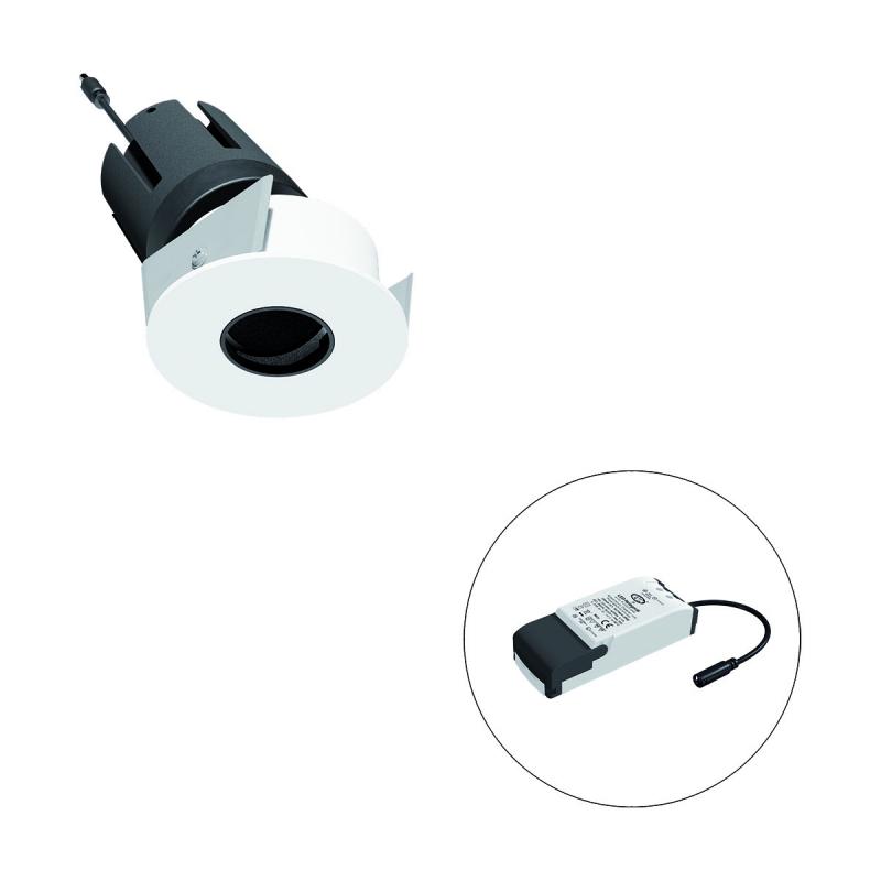 EVN F06RXXXM1327L38P COB-LED Deckeneinbauleuchte 13W 2700K 38° CRI92 weiß rund schwenkbar dimmbar Einbaudurchmesser 65mm