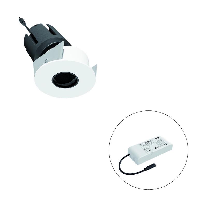 EVN F06RXXXM1340L55D COB-LED Deckeneinbauleuchte 13 W 4000 K Neutralweiß 1206 lm DALI-2 rund schwenkbar Einbaudurchmesser 65 mm