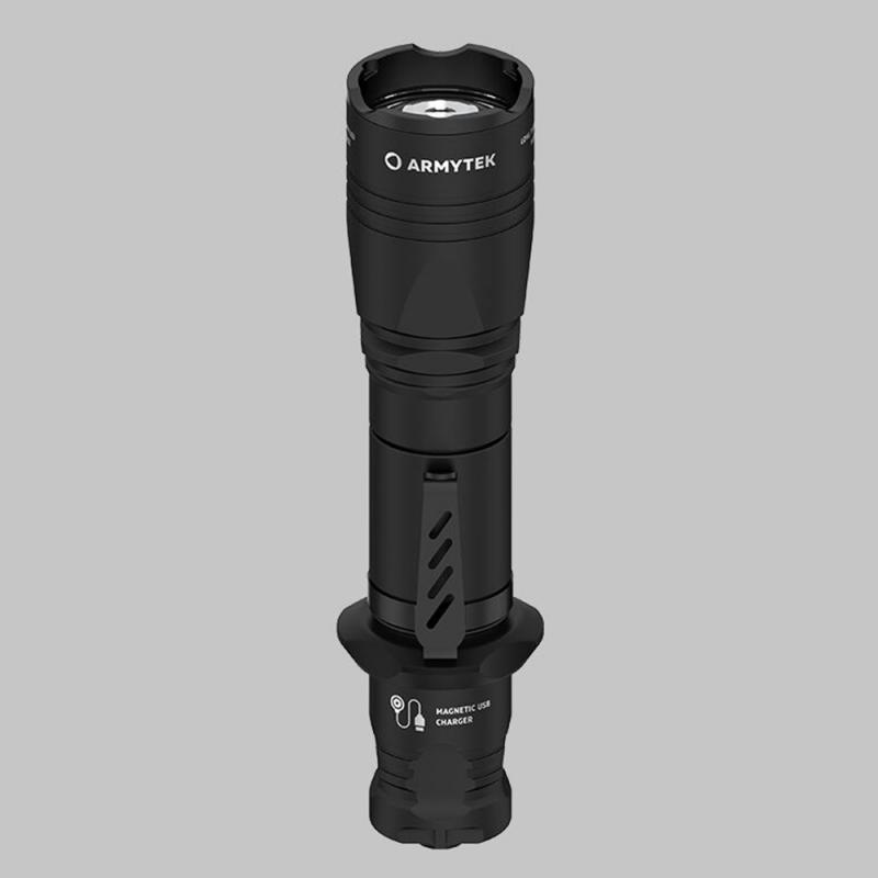 Armytek Dobermann Pro Magnet USB LED Taschenlampe akkubetrieben Warmes Licht