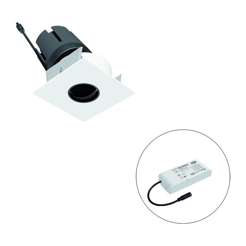 EVN F07RXXXM1327L38D COB-LED Deckeneinbauleuchte 13 W 2700 K Warmweiß 1125 lm 38° DALI-2 dimmbar Einbaudurchmesser 65 mm