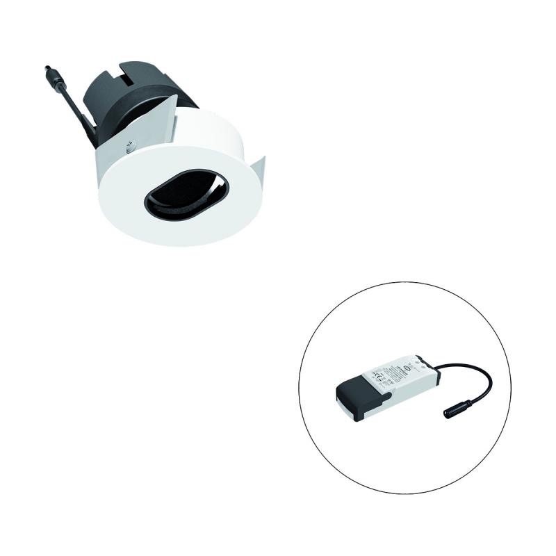 EVN F08RXXXM0630L38P COB-LED Deckeneinbauleuchte 6 W 3000 K Warmweiß 540 lm 38° dimmbar Einbaudurchmesser 65 mm