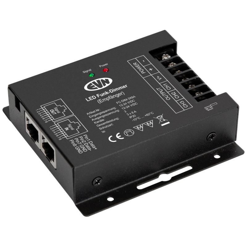 EVN LED Funk-Dimmer-Empfänger FCDIM3X8A