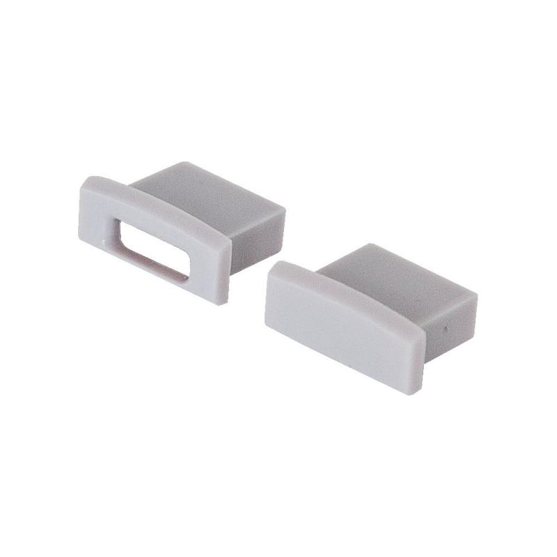 EVN Endkappen für Aluminium-Profil FLAT1PAKSET